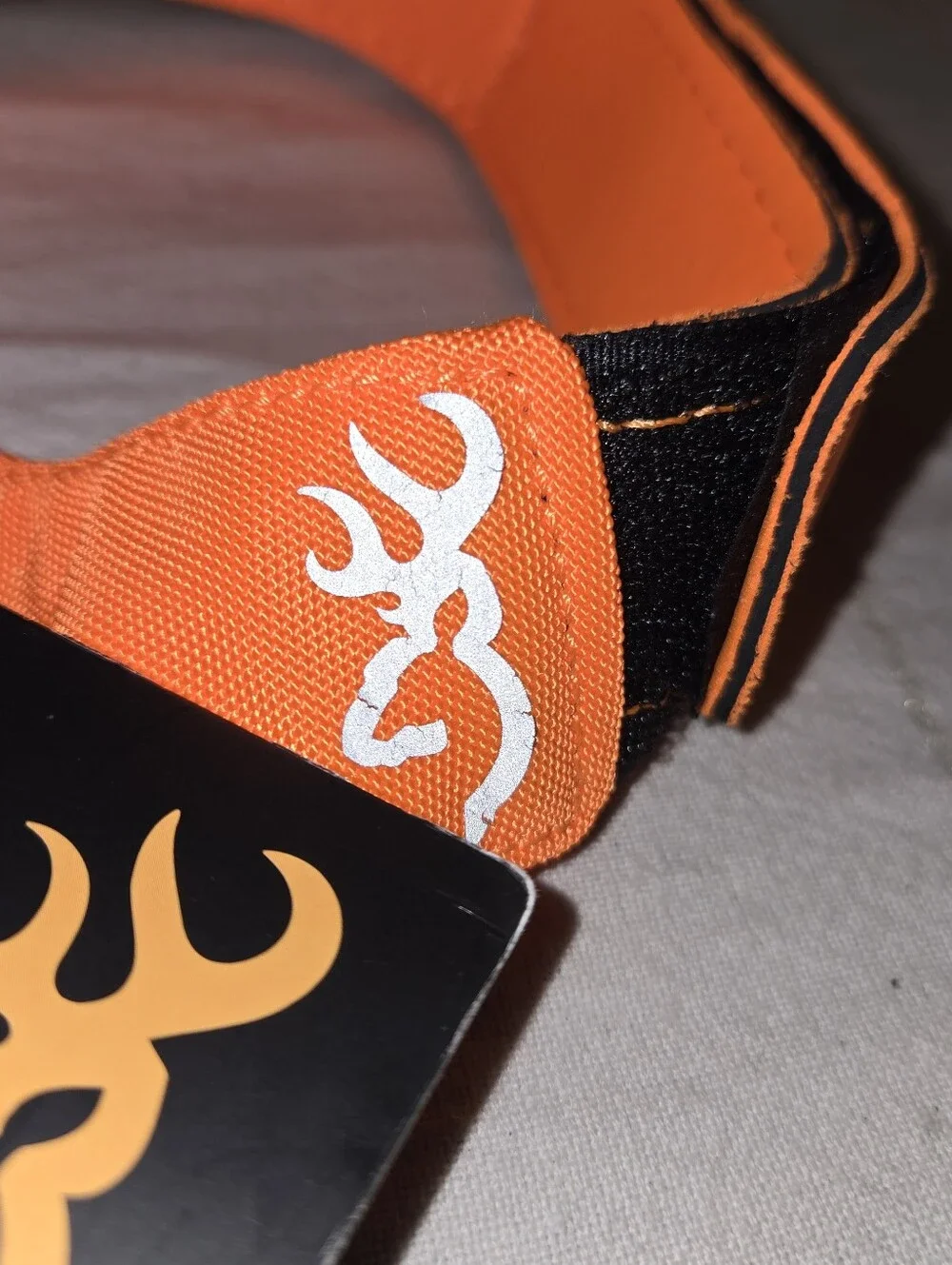 Browning Pet Products Chest Protection Vest Neoprene Reflective Orange/Black L
